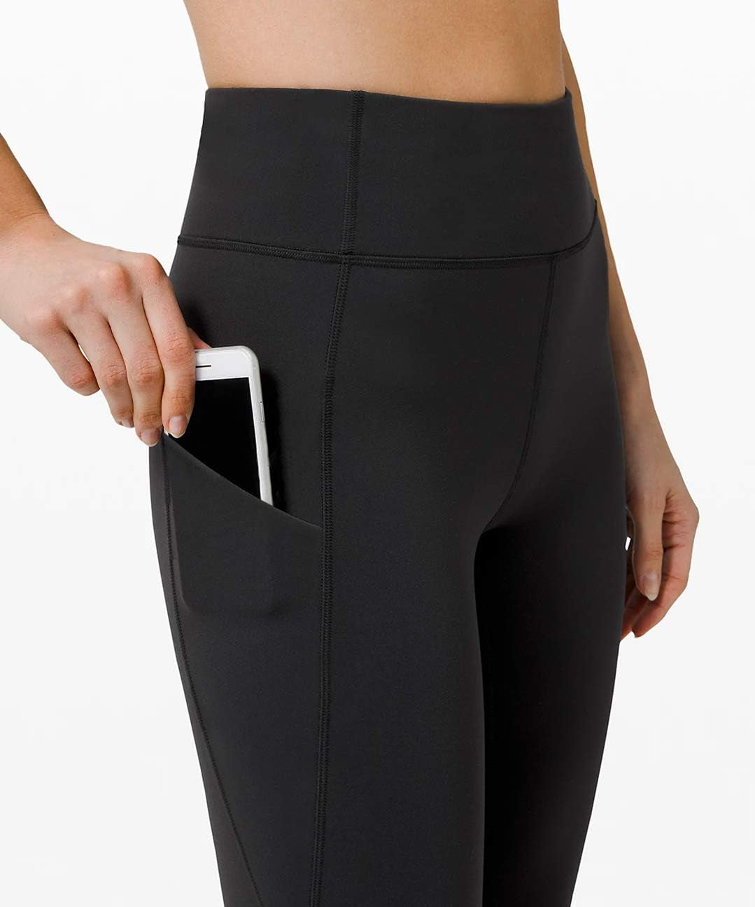 Women's High-Waisted Yoga Pants with Pockets - Tummy Control Leggings for Workouts