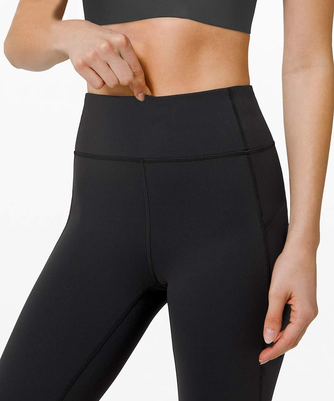 Women's High-Waisted Yoga Pants with Pockets - Tummy Control Leggings for Workouts