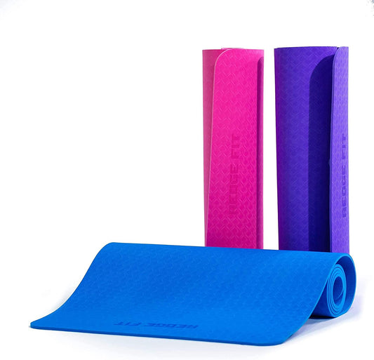 Double-Sided Workout Mat: The Eco-Conscious Choice for Yoga, Pilates, and Fitness!